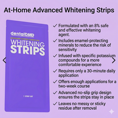 QuickWhiten: Purple Teeth Whitening Strips
