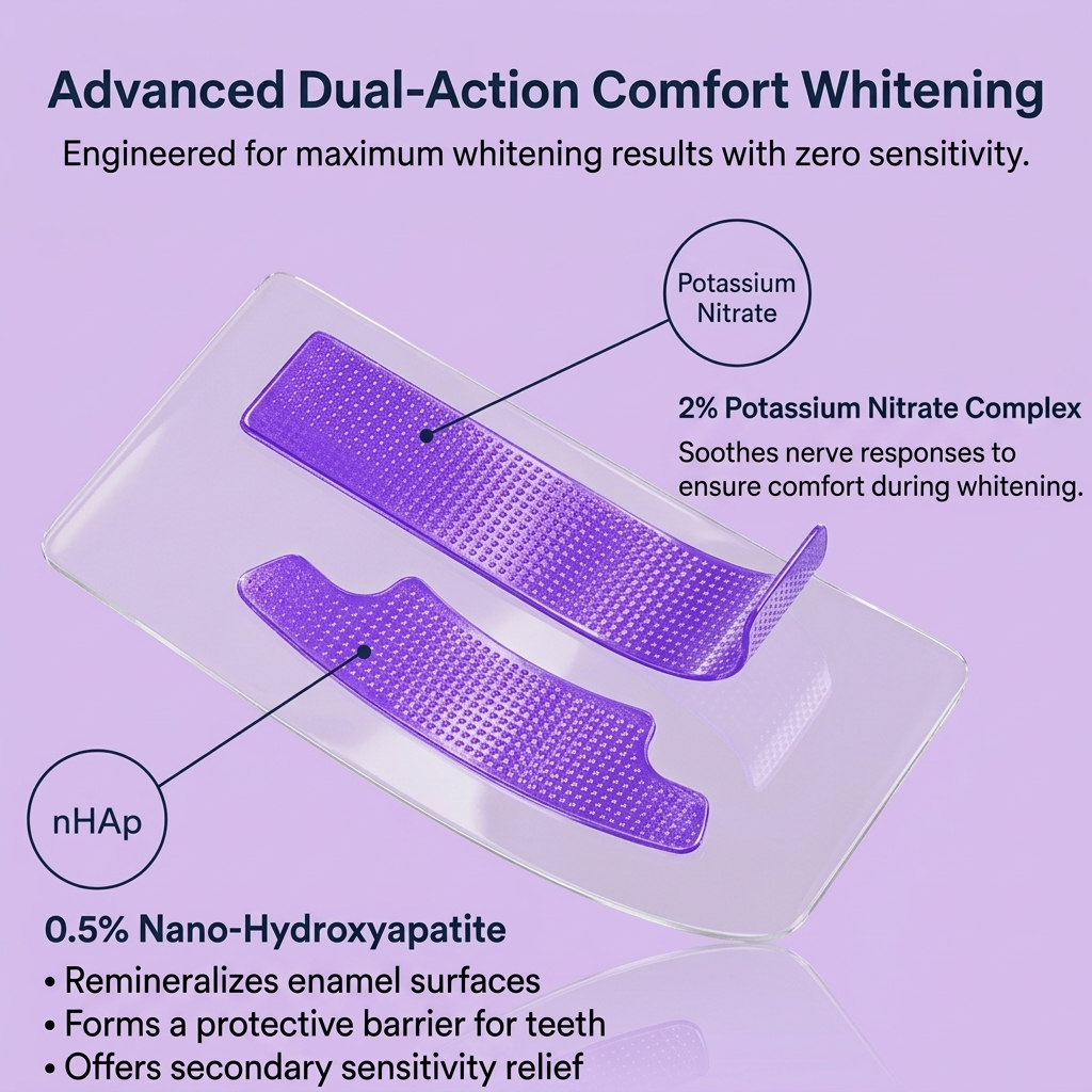 QuickWhiten: Purple Teeth Whitening Strips